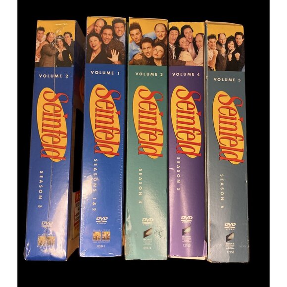 Seinfeld (DVD) Season 1-6 Box Sets - Half Are New And Sealed 3 Open - Picture 3 of 12